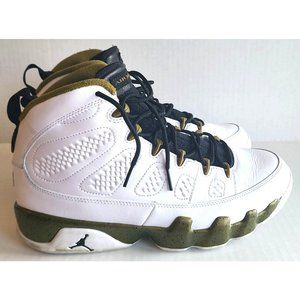 Air Jordan 9 IX Retro 'Statue' White/Black-Militia Green Men's US10
